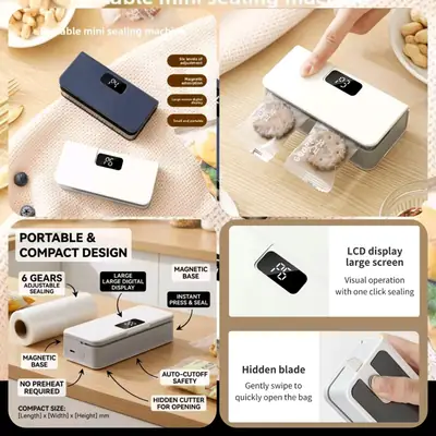 Mini Bag Sealer Rechargeable 