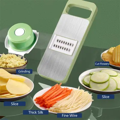 5 in 1 Manual Food Grater & Vegetable Slicer
