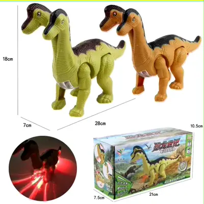 Battery Operated Dinosaur Toy with Light & Sound