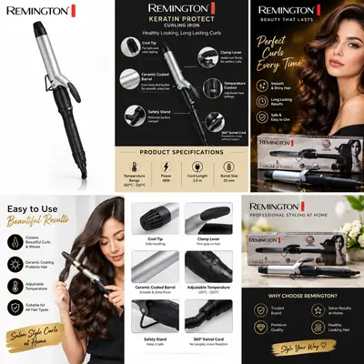Remington Professional Hair Curling Iron