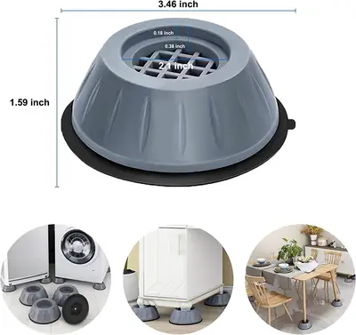 Anti-Vibration Washing Machine Pads 4 Pcs
