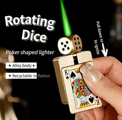 Refillable Fancy Ace Lighter Stylish Reusable Pocket Lighter