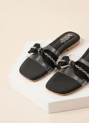 Women's Satin Fancy Flats thumbnail 4