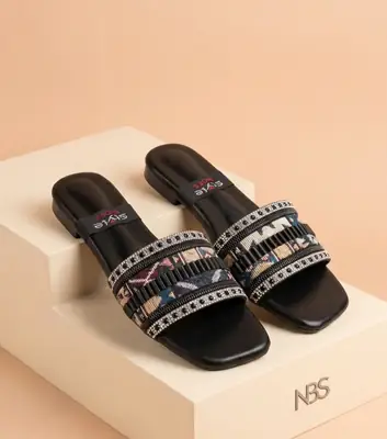 Women's Satin Fancy Flats thumbnail 4