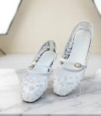 Women's Microfiber Fancy Pumps thumbnail 4