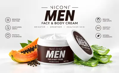 Niconi Whitening And Brightening Men Face Cream
