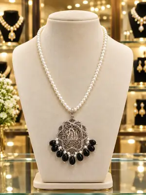 Fancy Antique Plated Artificial Stones Artificial Set