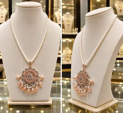 Fancy Antique Plated Artificial Stones Artificial Set
