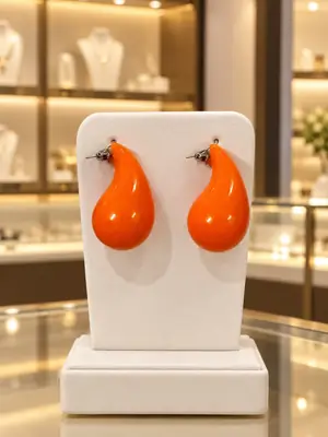 Fancy Aluminium Plated Beads Earrings