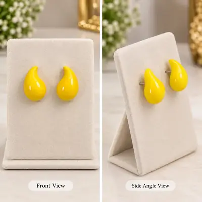Fancy Aluminium Plated Beads Earrings