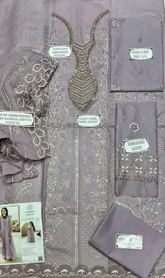 3 Pcs Women's Unstitched Embroidered Suit thumbnail 4