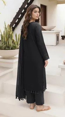 3 Pcs Women's Unstitched Embroidered Suit thumbnail 2