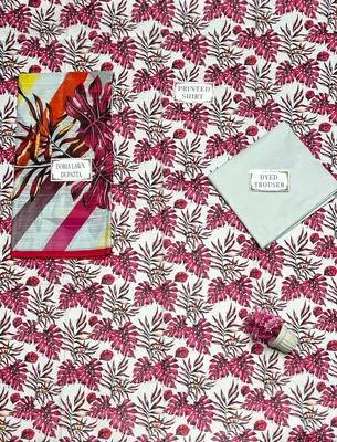 3 Pcs Women's Unstitched Printed Suit thumbnail 4