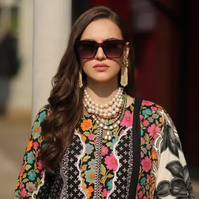 3 Pcs Women's Unstitched Printed Suit