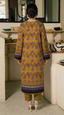 2 Pcs Women's Unstitched Embroidered Suit thumbnail 2