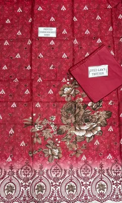 2 Pcs Women's Unstitched Embroidered Suit thumbnail 4