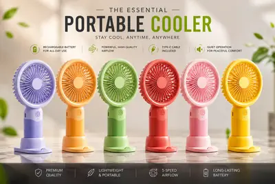 Operates Smoothly Rechargeable Fan 1.5