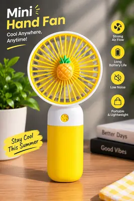 Portable Rechargeable Mini Fan | 3 Speed Handheld Fan