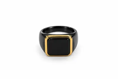 4 Qul Design Chandi Crystal Men's Ring