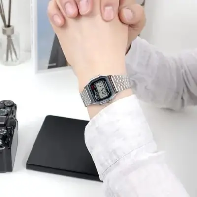 Stainless Steel Digital Display Watch For Men  thumbnail 5