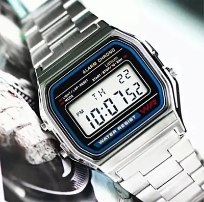 Stainless Steel Digital Display Watch For Men  thumbnail 6