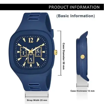 Analogue Fashionable Watch For Men  thumbnail 3