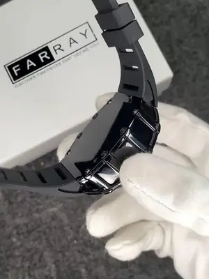 Richard Black Belt Skeleton Watch  thumbnail 3