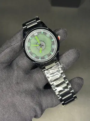 Stainless Steel Spinning Watch With Box  thumbnail 3