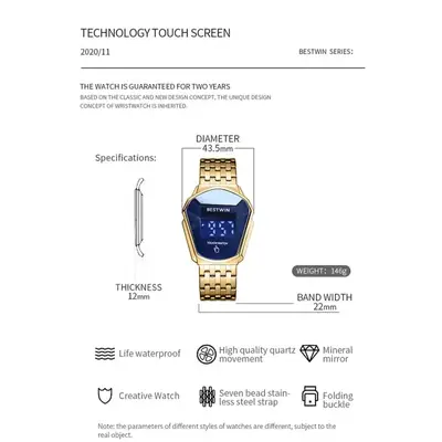 Bestwin Digital Display High Quality Watch For Men  thumbnail 4