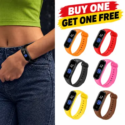 Premium Digital Display Watch (Buy 1 Get 1 Free)