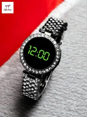 Digital Display Women's Bracelet Round Touch Watch  thumbnail 8