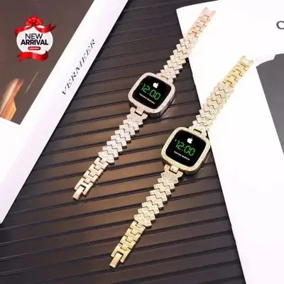 Digital Display Women's Bracelet Square Touch Watch thumbnail 5