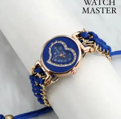 Heart Shaped Stylish Women's Bracelet Watch  thumbnail 9