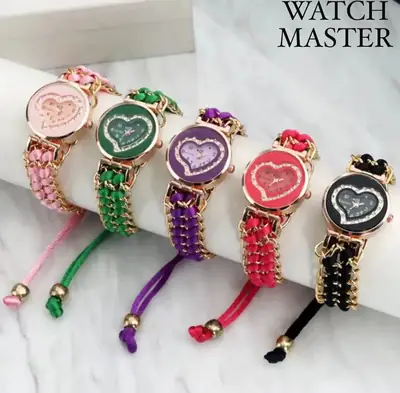 Heart Shaped Stylish Women's Bracelet Watch  thumbnail 2