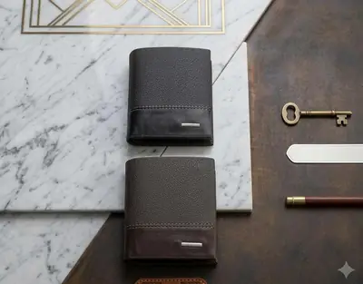Men's Double Fold Stylish Wallet  thumbnail 3