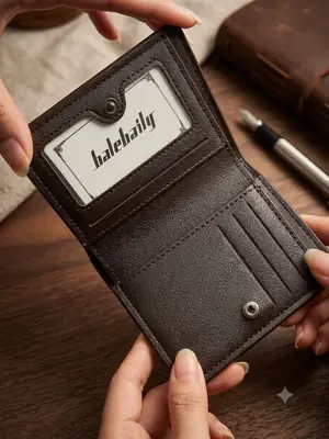 Men's Double Fold Stylish Wallet thumbnail 3