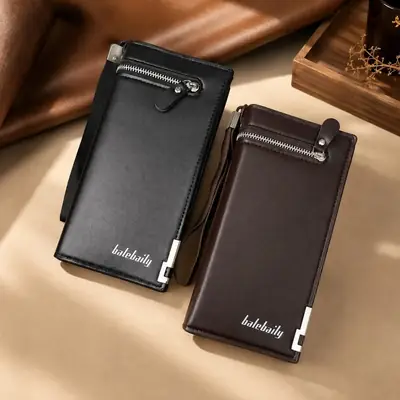Men's Balebaily Zipper Long Wallet