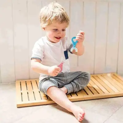 Easy-Grip U-Shaped Silicone Kids Toothbrush for Deep Cleaning (2-12 Years) thumbnail 6