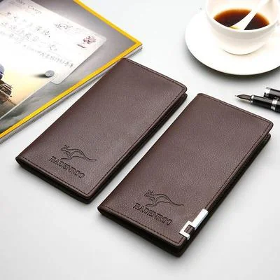 1 Pc Synthetic Leather Long Wallet