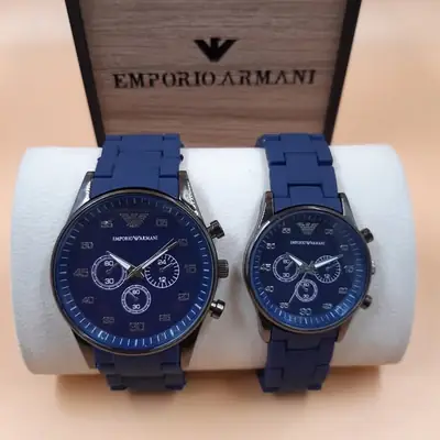 Unisex Chronograph Armani Couple Watch  thumbnail 6