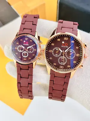 Unisex Chronograph CD Couple Watch 