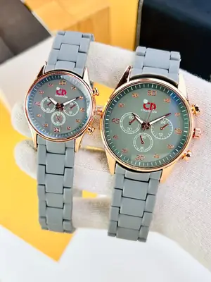 Unisex Chronograph CD Couple Watch 
