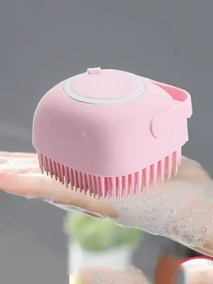 Premium Silicone Bath & Body Brush with Built-in Soap Dispenser thumbnail 8