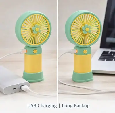 Portable Rechargeable Fan 5 Mini Fan Rechargeable Type C