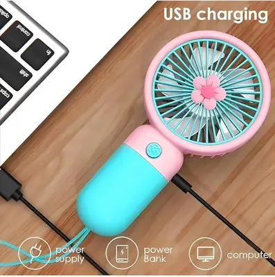Portable Rechargeable Fan 5 Mini Fan Rechargeable Type C
