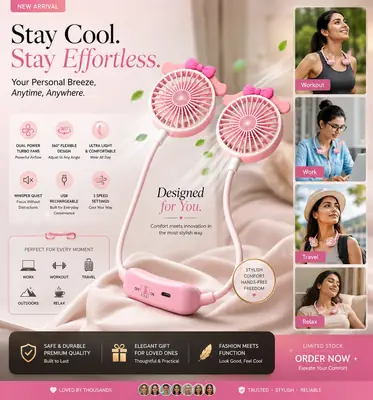 Foldable Neck Fan 5