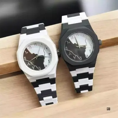 PACK OF 2 AURA Watch Mix Colour Men's Imported Quality Watch