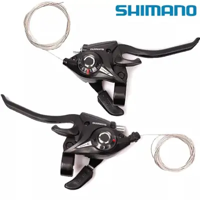 Bicycle Shimano Gear Shifter Pair Durable 24Speed Cycle