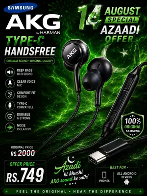 Clear Voice Wired Earphones Black