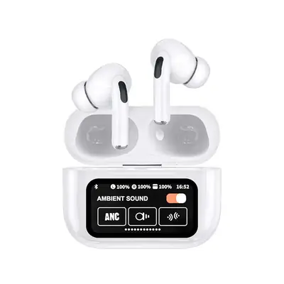 A9 White Long-Lasting Battery With Fast Charge 123 Earbuds
